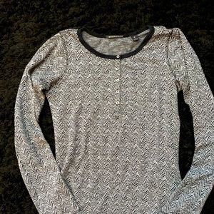 Maison Scotch Button Fitted Top